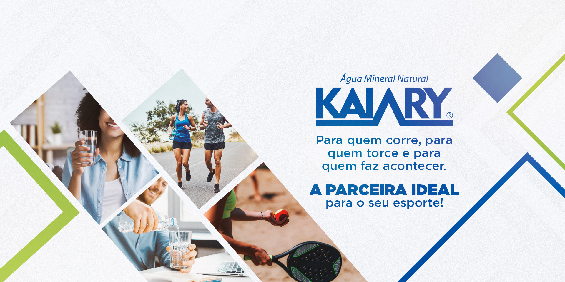 Kaiary, a parceira ideal para quem corre, torce e faz acontecer no esporte.
