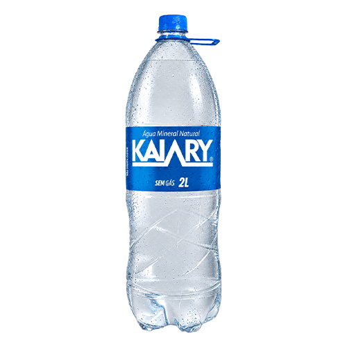 Garrafa de água mineral Kaiary de 2 litros